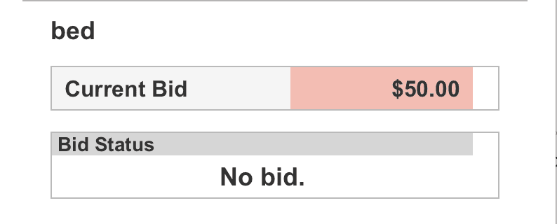 Auctions Game