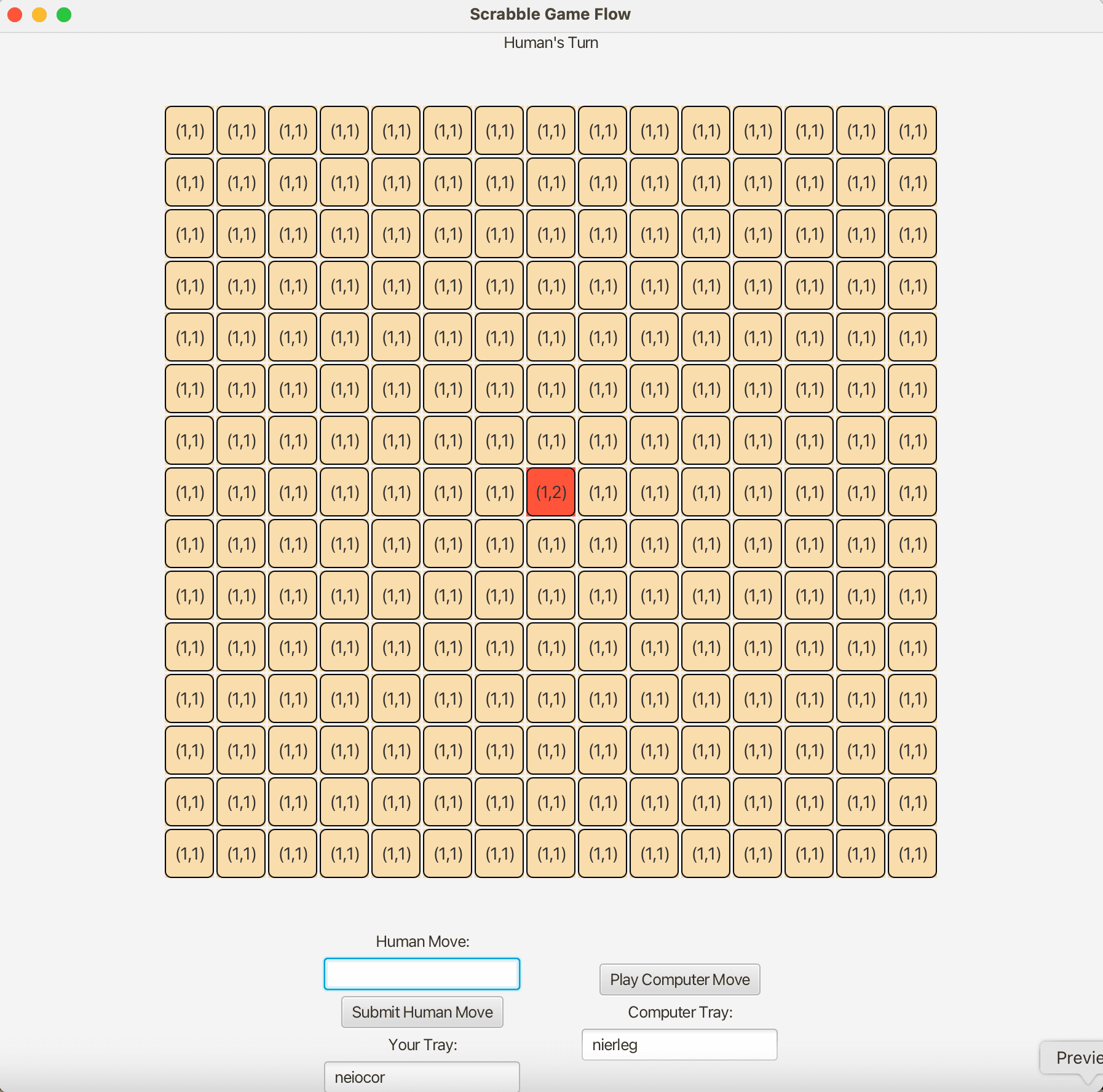 Scrabble Game